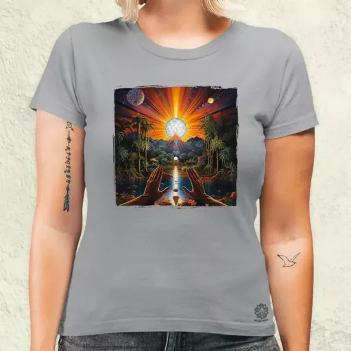 Spirituális ébredés v8 női póló