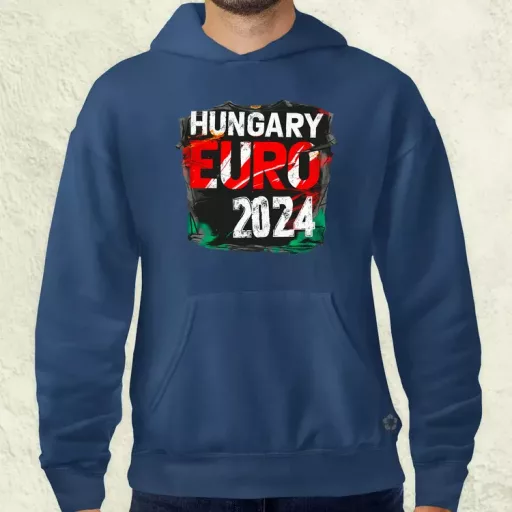 Hungary Euro 2024 v4 férfi pulóver