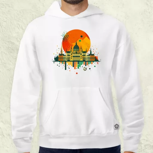 Budapest foci absztrakt v1 férfi pulóver