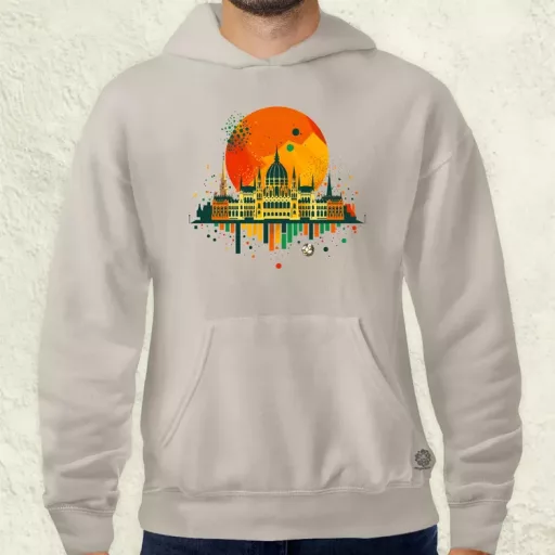 Budapest foci absztrakt v1 férfi pulóver
