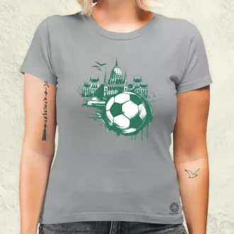 Budapest foci absztrakt v3 női póló