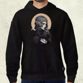 Dark cyberpunk portré v2 férfi pulóver