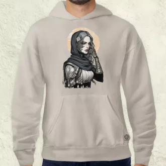 Dark cyberpunk portré v3 férfi pulóver