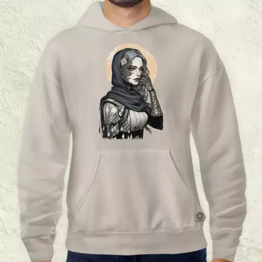Dark cyberpunk portré v3 férfi pulóver