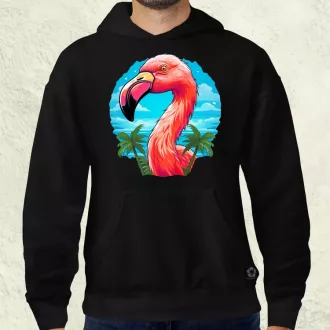 Flamingó nyaral v1 férfi pulóver