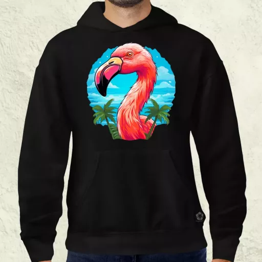 Flamingó nyaral v1 férfi pulóver
