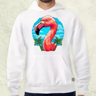 Flamingó nyaral v1 férfi pulóver