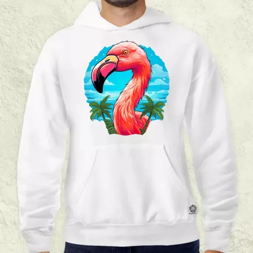 Flamingó nyaral v1 férfi pulóver