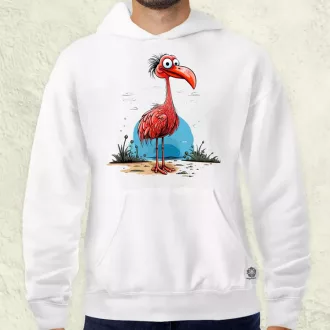 Flamingó nyaral v3 férfi pulóver