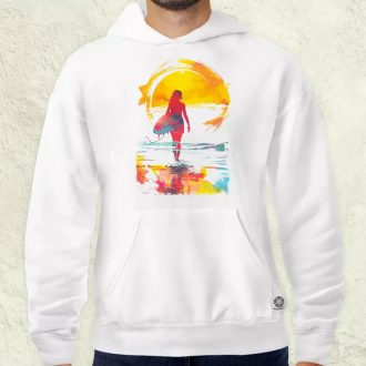 Szörfös lány v11 férfi pulóver