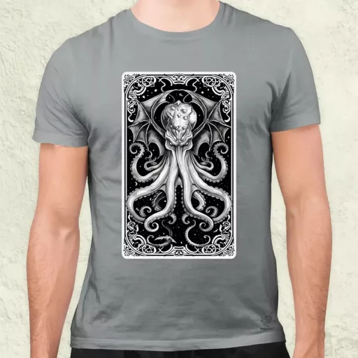 Cthulhu tarot v2 férfi póló
