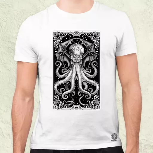 Cthulhu tarot v2 férfi póló