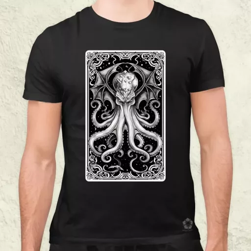 Cthulhu tarot v2 férfi póló