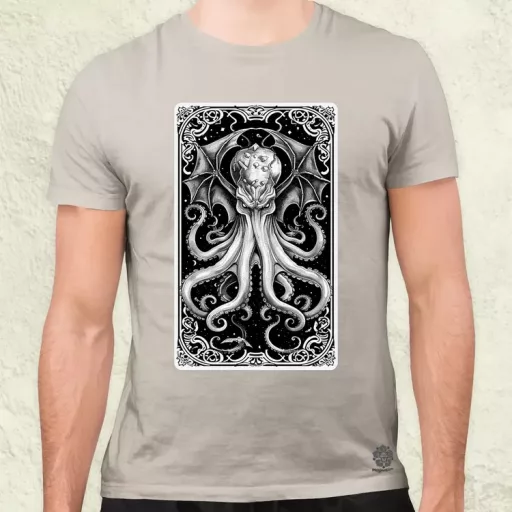 Cthulhu tarot v2 férfi póló