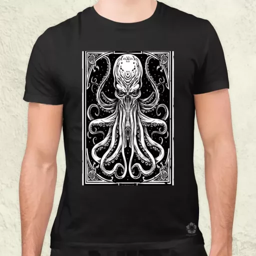 Cthulhu tarot v3 férfi póló