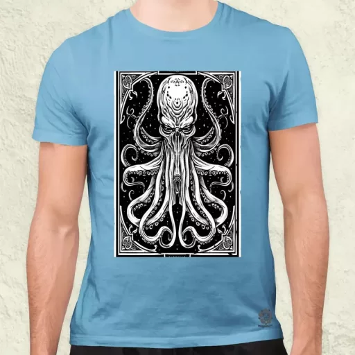 Cthulhu tarot v3 férfi póló