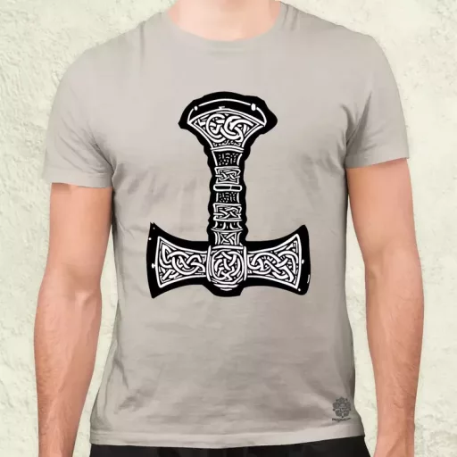 Mjölnir v12 férfi póló