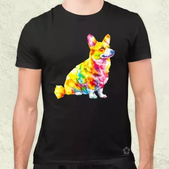 Origami Corgi v1 férfi póló