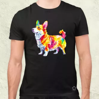 Origami Corgi v2 férfi póló