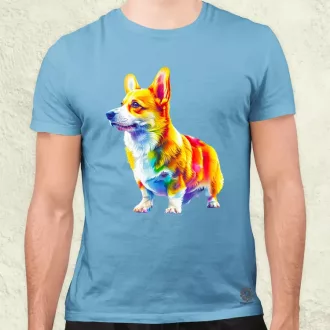 Origami Corgi v3 férfi póló