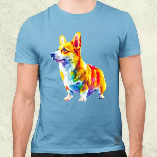 Origami Corgi v3 férfi póló
