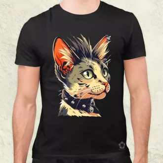 Punk cica v1 férfi póló