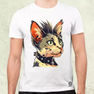 Punk cica v1 férfi póló