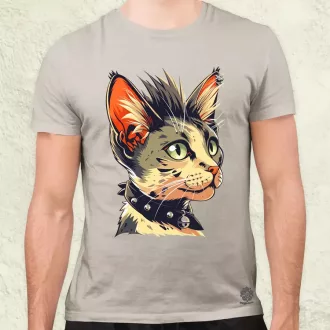Punk cica v1 férfi póló