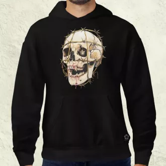 Szörny koponya v8 férfi pulóver