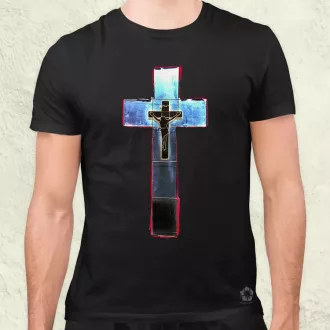Modern kereszt fantázia v12 férfi póló