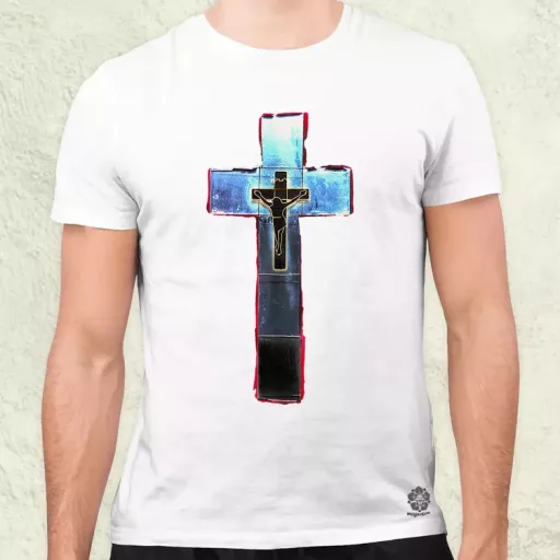Modern kereszt fantázia v12 férfi póló