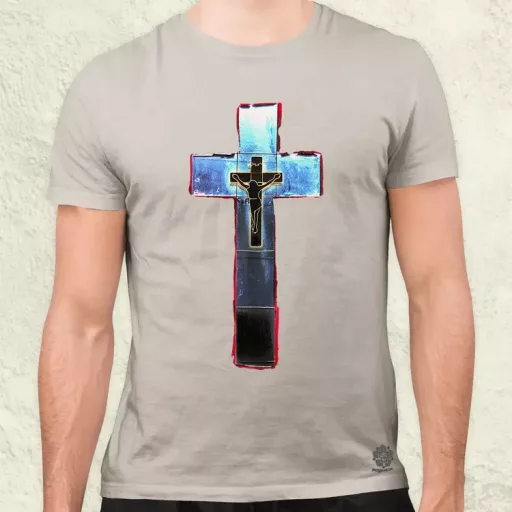 Modern kereszt fantázia v12 férfi póló