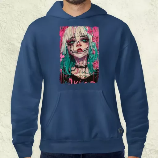 Anime koponya lány v1 férfi pulóver