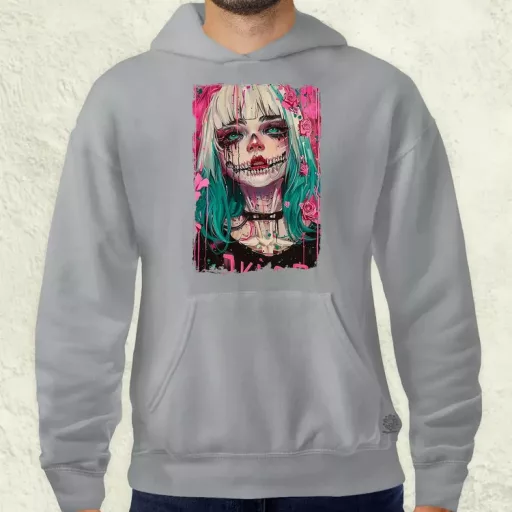 Anime koponya lány v1 férfi pulóver