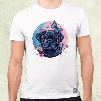Mopsz és pillangó v1 férfi póló