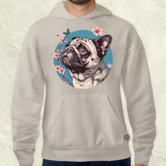 Mopsz és pillangó v4 férfi pulóver