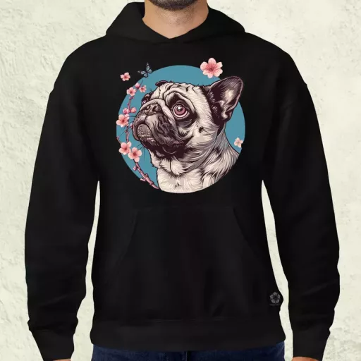 Mopsz és pillangó v4 férfi pulóver