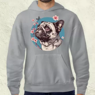 Mopsz és pillangó v4 férfi pulóver