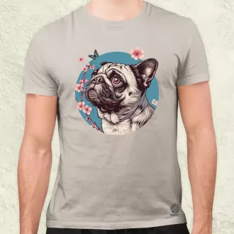 Mopsz és pillangó v4 férfi póló