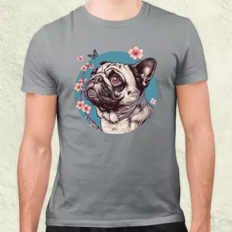 Mopsz és pillangó v4 férfi póló