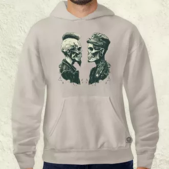 Punk koponyák v1 férfi pulóver