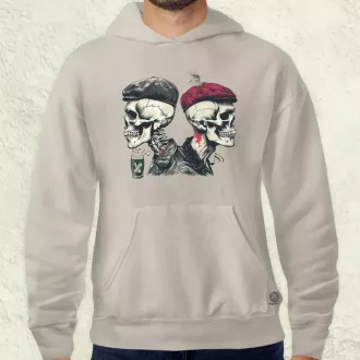 Punk koponyák v2 férfi pulóver