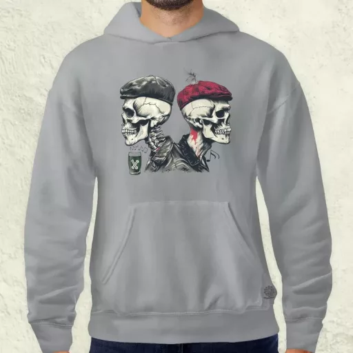 Punk koponyák v2 férfi pulóver