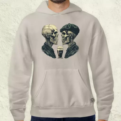 Punk koponyák v3 férfi pulóver
