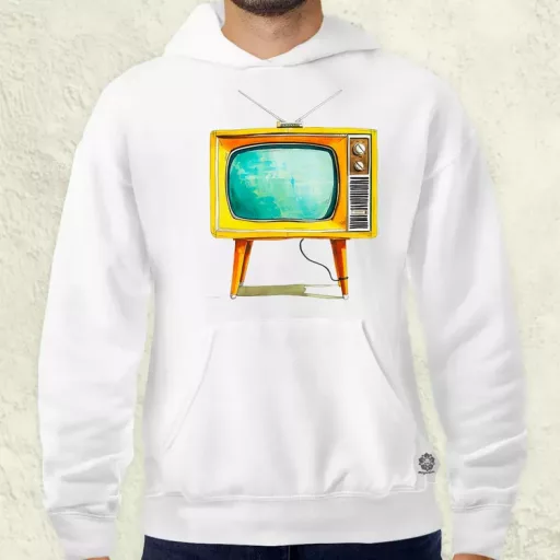 Retrtó TV v2 férfi pulóver