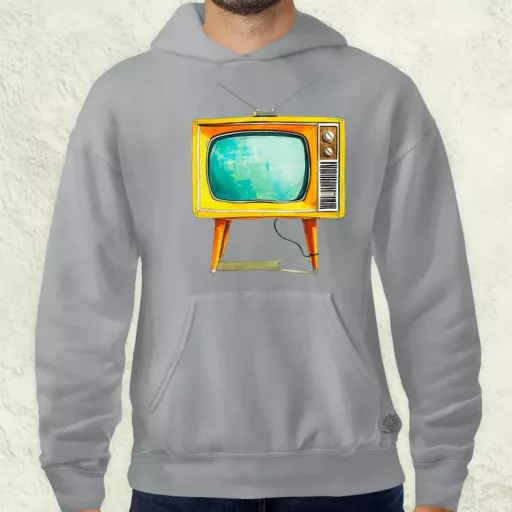 Retrtó TV v2 férfi pulóver