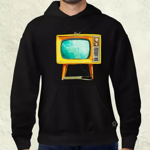 Retrtó TV v2 férfi pulóver
