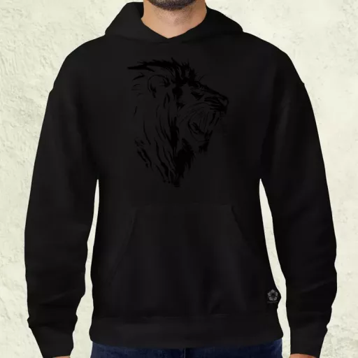 Graffiti oroszlán v14 férfi pulóver