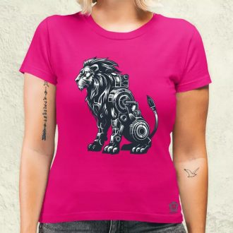 Kiborg oroszlán v28 női póló
