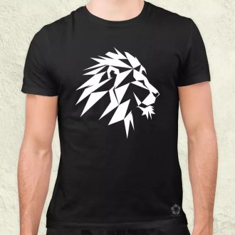 Oroszlán tetoválás v9 férfi póló